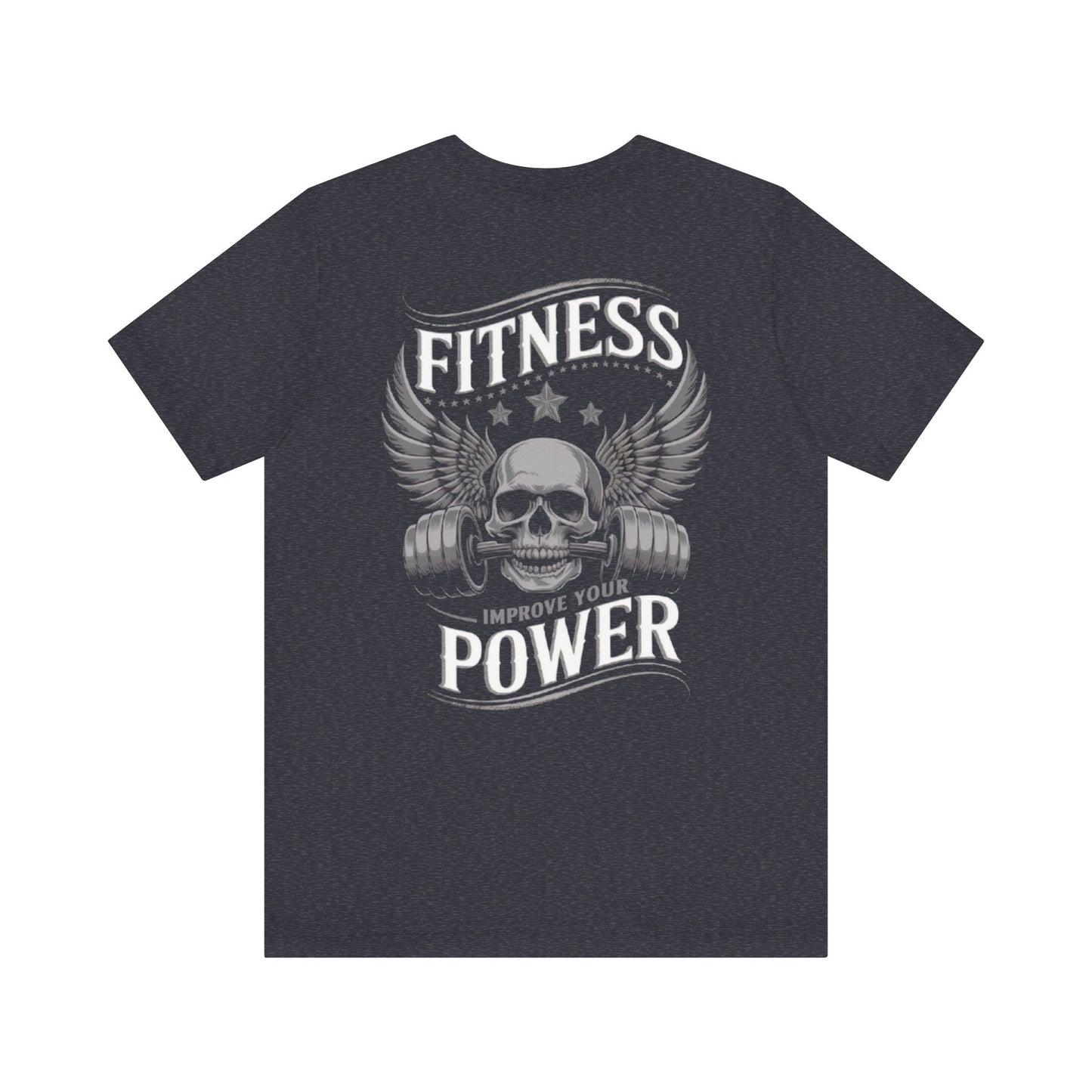 Fitness Power Gym Tee| Workout Apparel, Exercise T-Shirt.