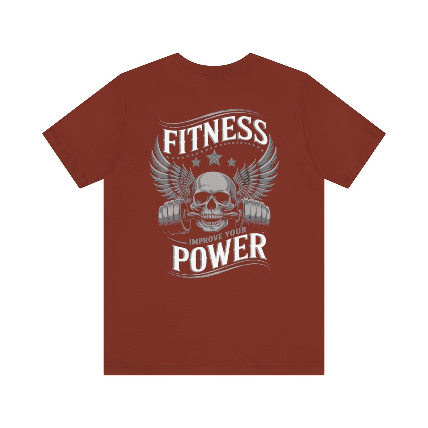 Fitness Power Gym Tee| Workout Apparel, Exercise T-Shirt.