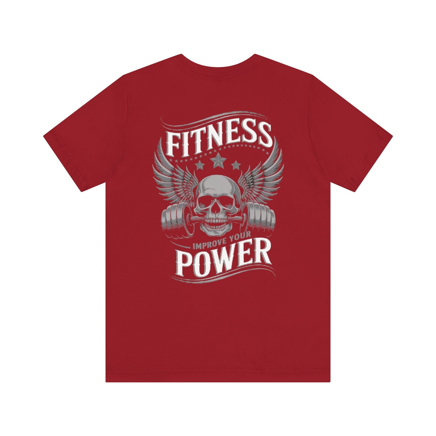 Fitness Power Gym Tee| Workout Apparel, Exercise T-Shirt.
